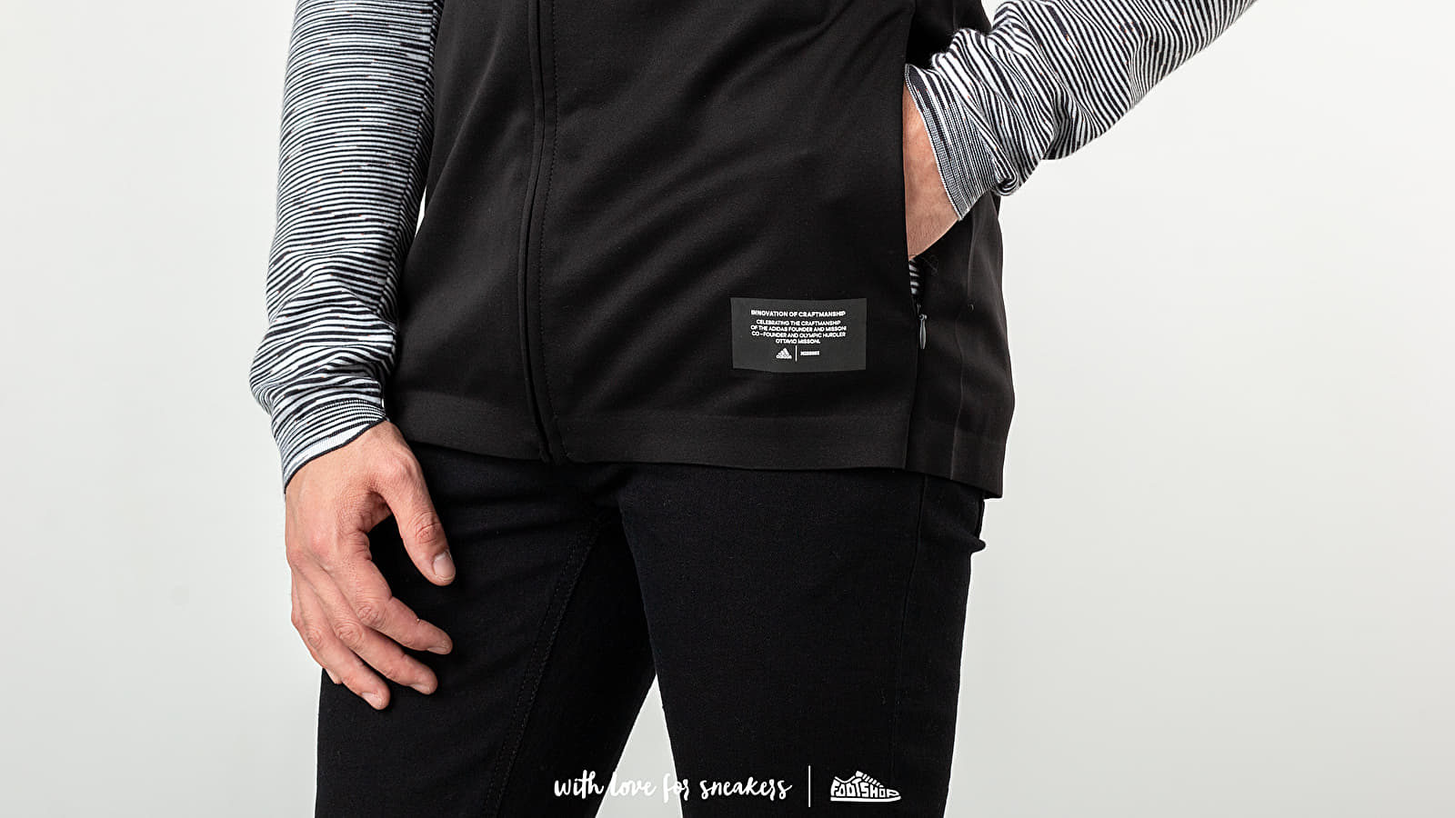 Якета adidas x Missoni PHX Jacket Black/ White/ Dark Grey
