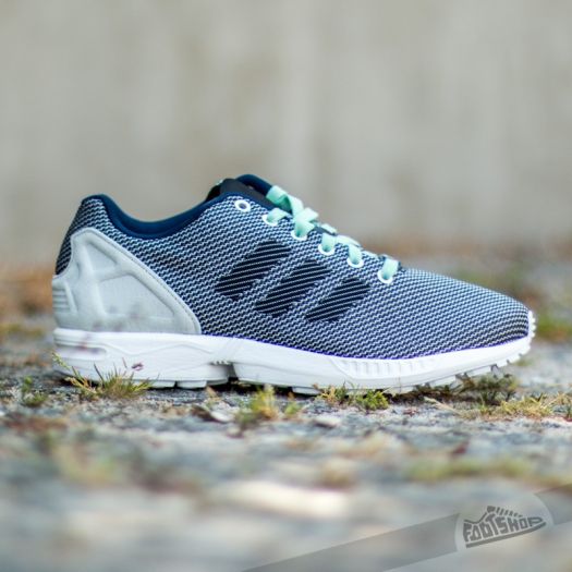 その他 e.y.d adidas ZX Flux Weave Ftw White/ Core Black Dark Blue | Footshop