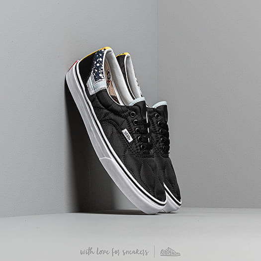 Men s shoes Vans Era Mixed Quilting Black True White Footshop
