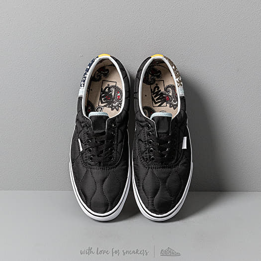 Men s shoes Vans Era Mixed Quilting Black True White Footshop