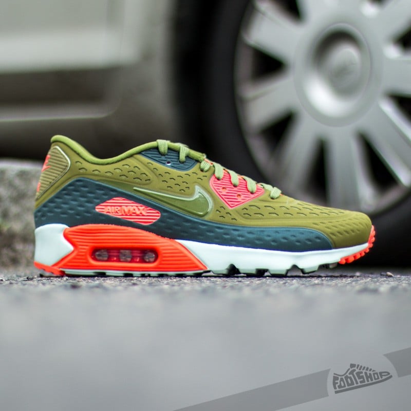 Sko til mænd Nike Air Max 90 Ultra BR Green/ Bright Crimson
