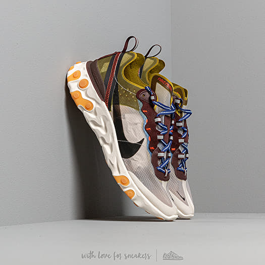 Men's shoes Nike React Element 87 Moss/ Black-El Dorado-Deep Royal ...