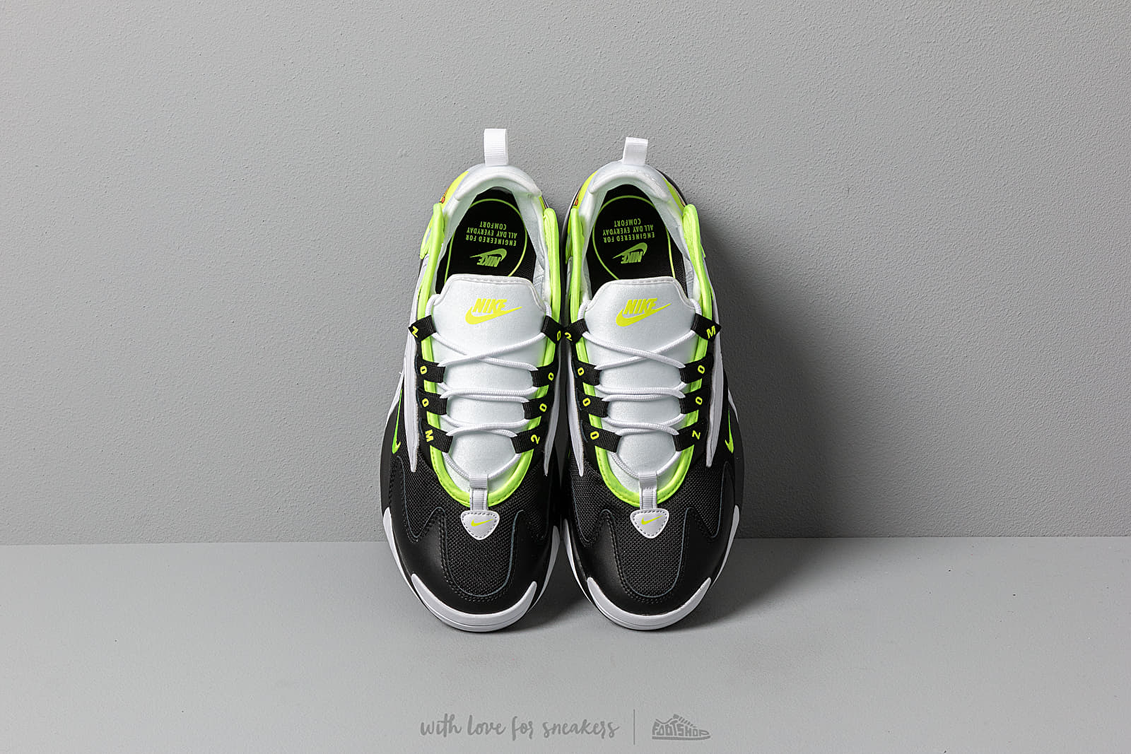 Nike zoom 2k black and white sale new arrivals