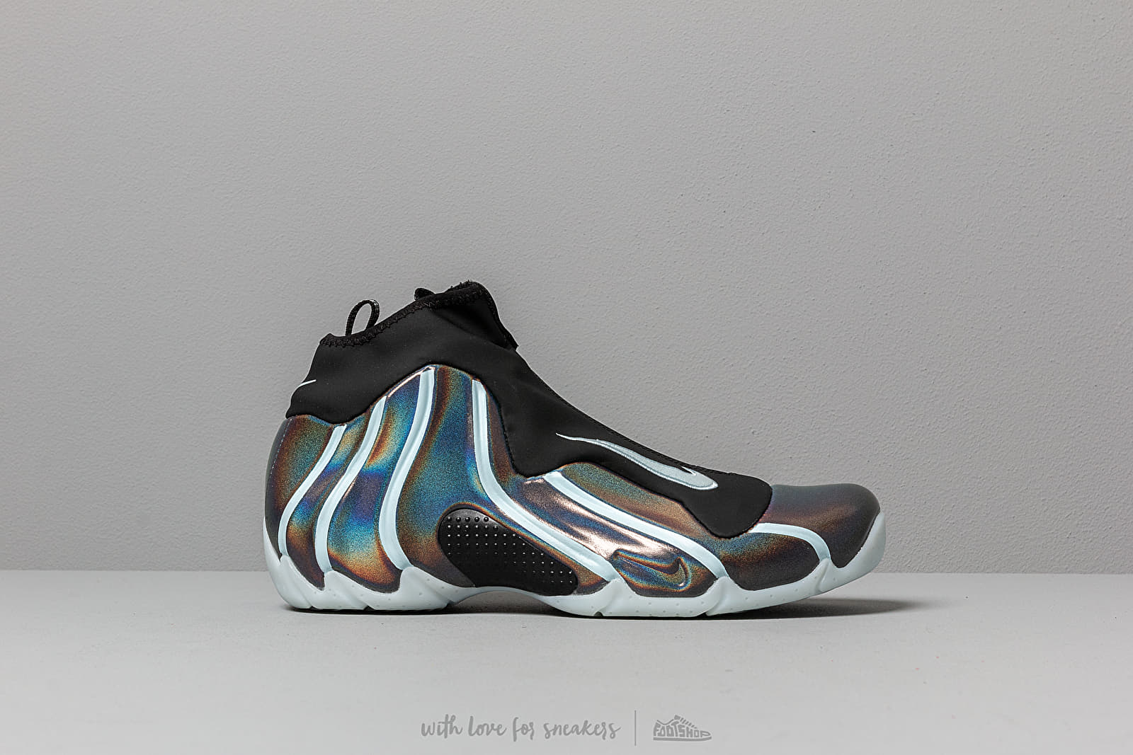 Men s shoes Nike Air Flightposite Black Topaz Mist Footshop