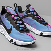 【新品】【黒タグ】NIKE REACT Element 55 PRM SU19 NIKE REACT ELEMENT 55 PRM SU19 BLACK/BLACK-TOUR YELLOW-WHITE