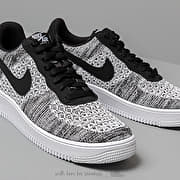 Nike air force 2024 1 flyknit 2.0 zwart