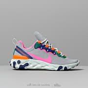 Women's nike react element 55 wolf shop grey fuchsia  and  crimson