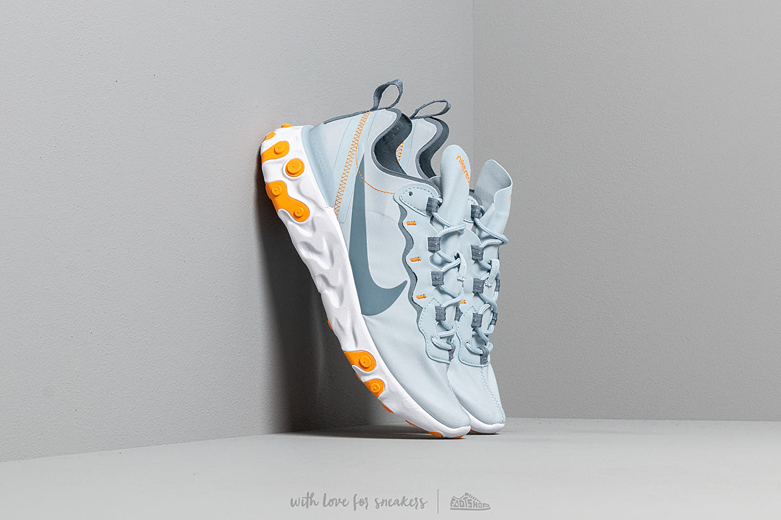 Chaussures et baskets femme Nike W React Element 55 Lt Armory Blue/ Armory Blue-White