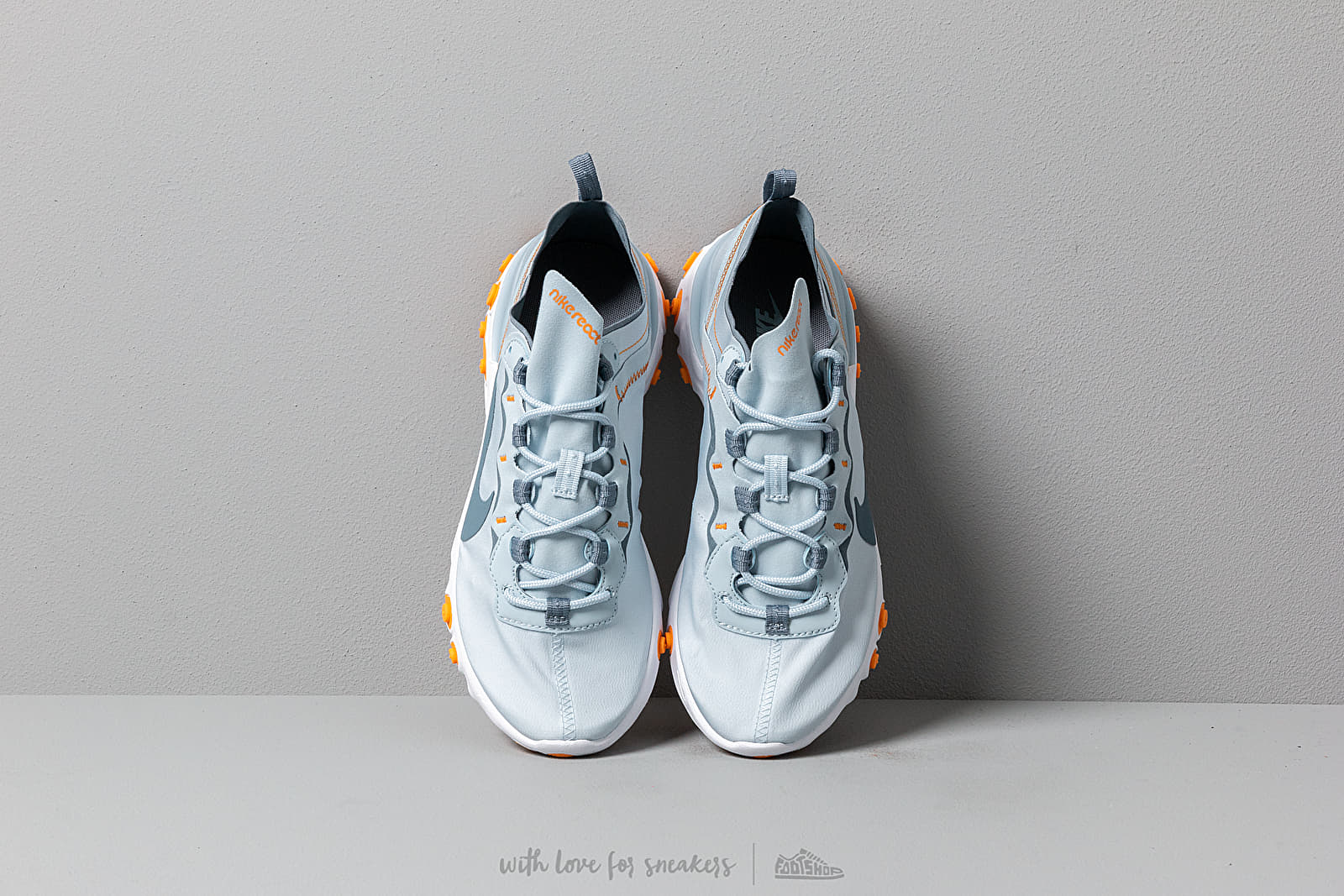 Chaussures et baskets femme Nike W React Element 55 Lt Armory Blue/ Armory Blue-White