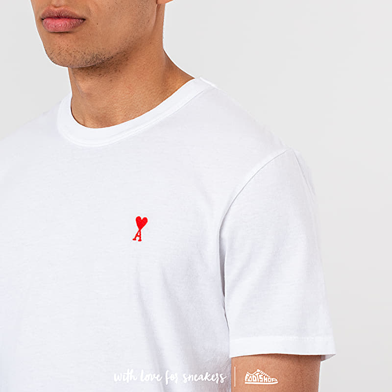 T-shirts Alexandre Mattiussi Ami De Coeur Tee White (E19J108.722