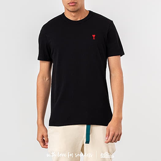 T-shirts Alexandre Mattiussi Ami De Coeur Tee Black | Footshop