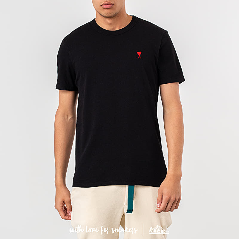 T-shirts Alexandre Mattiussi Ami De Coeur Tee Black (E19J108.722