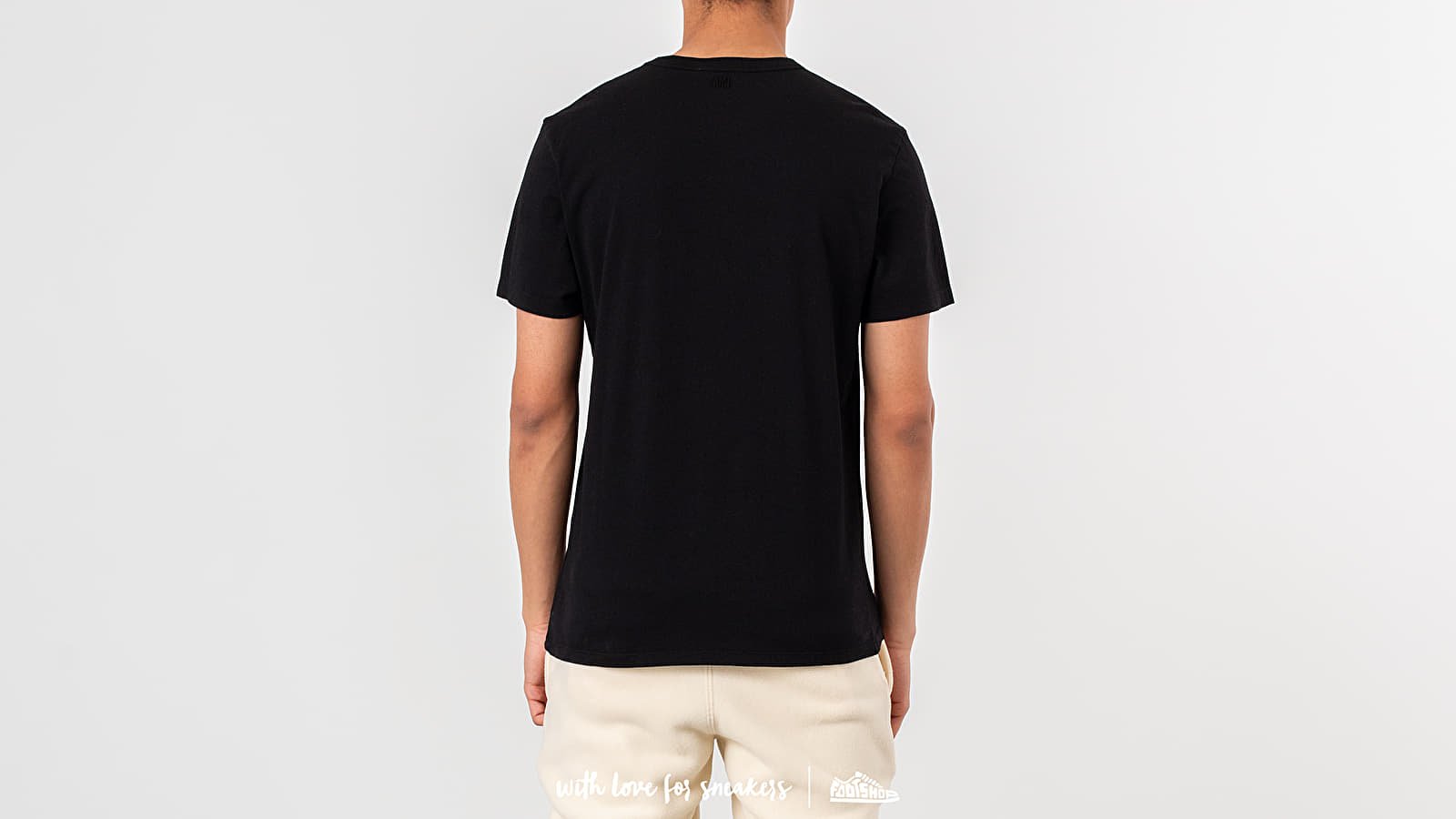 Tricouri Alexandre Mattiussi Ami De Coeur Tee Black