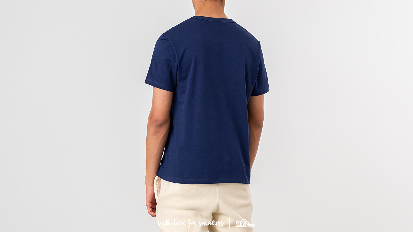 T-shirts Alexandre Mattiussi Ami De Coeur Tee Navy