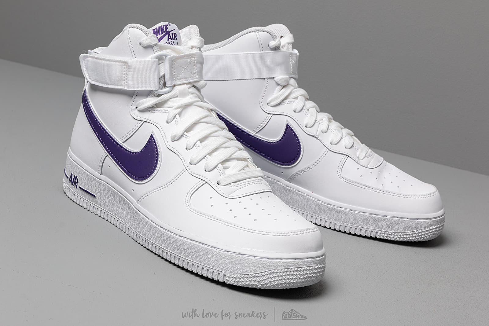 Nike air force high purple on sale