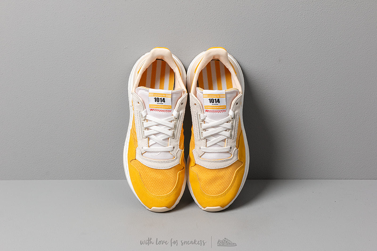 Scarpe uomo adidas ZX 500 RM Bold Gold Bold Gold Ecru Tint Footshop