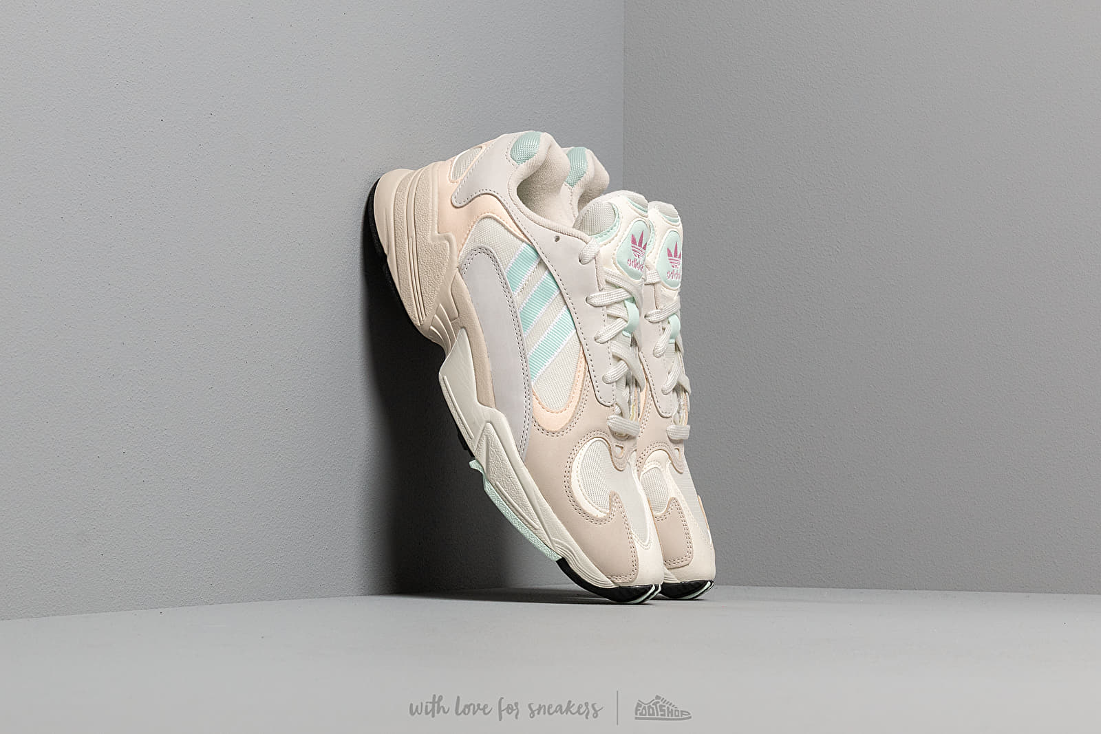 Men s shoes adidas Yung 1 Off White Ice Mint Ecru Tint Footshop