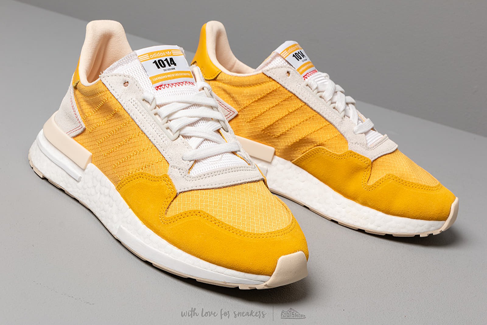 Men s shoes adidas ZX 500 RM Bold Gold Bold Gold Ecru Tint Footshop