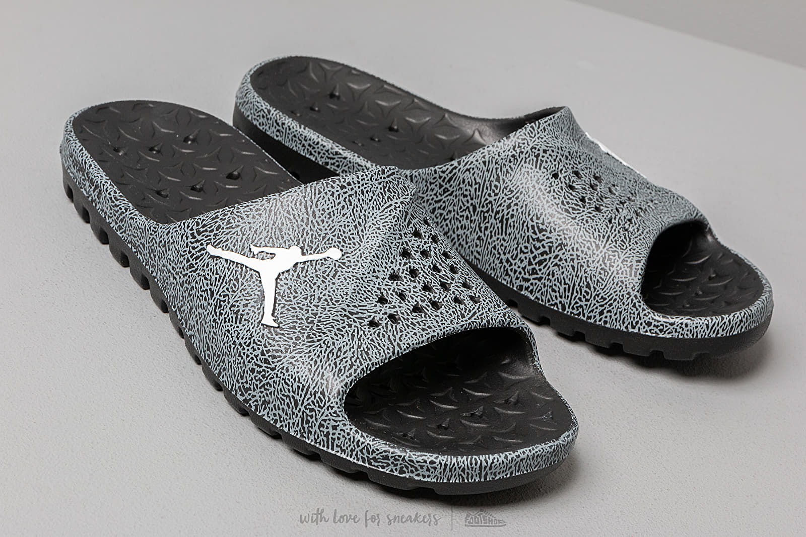 Férfi cipők Jordan Super.Fly Tm Sld 2 Grpc Black/ White-Cool Grey
