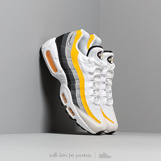 White and yellow air max 95 store