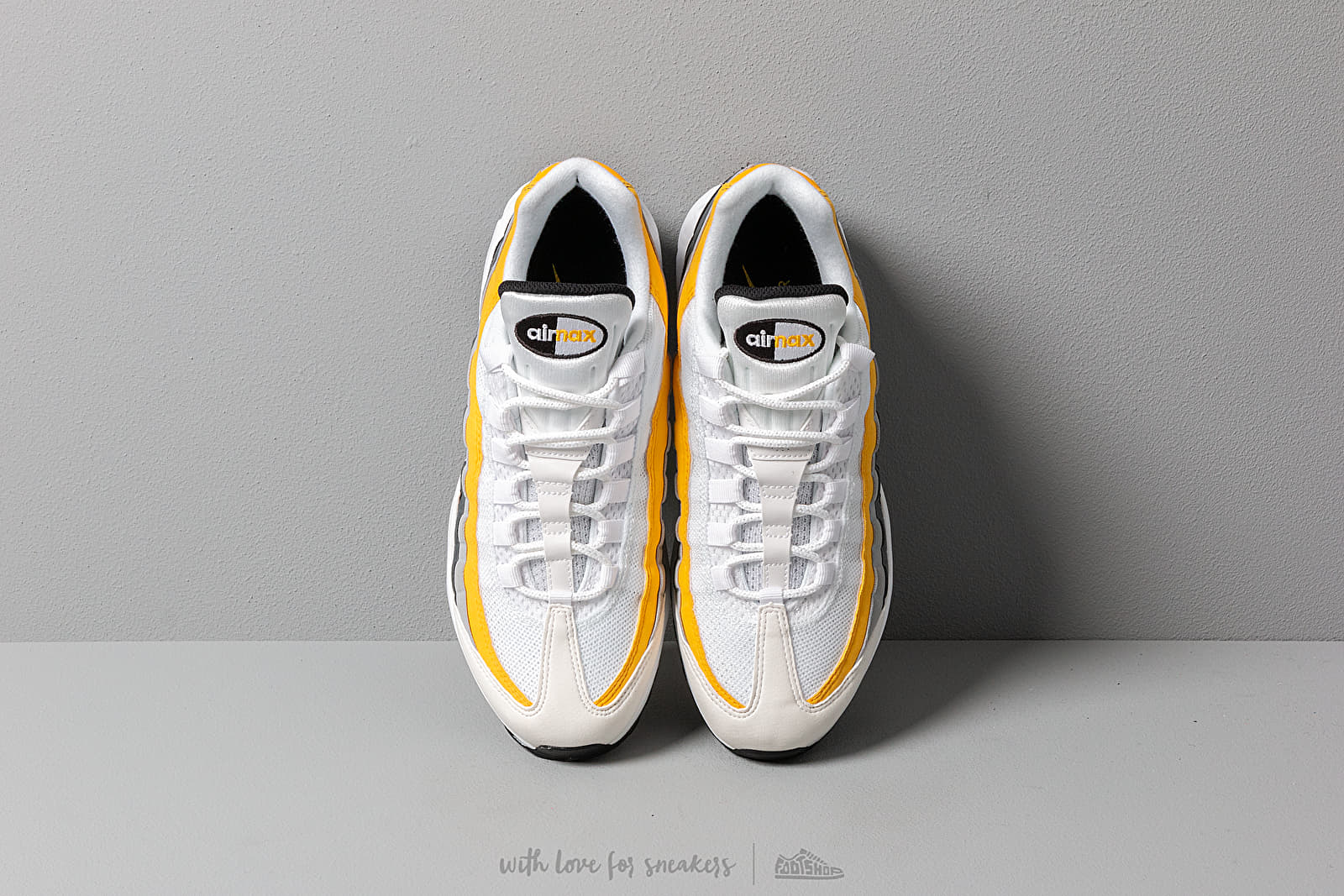 Air max 95 white amarillo sale grey  and  black
