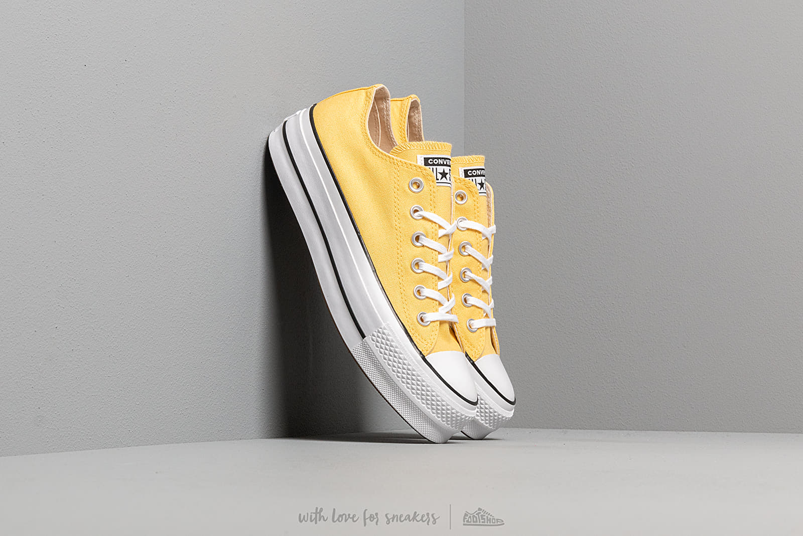 Damen Sneaker und Schuhe Converse Chuck Taylor All Star Lift Butter Yellow/ Black/ White