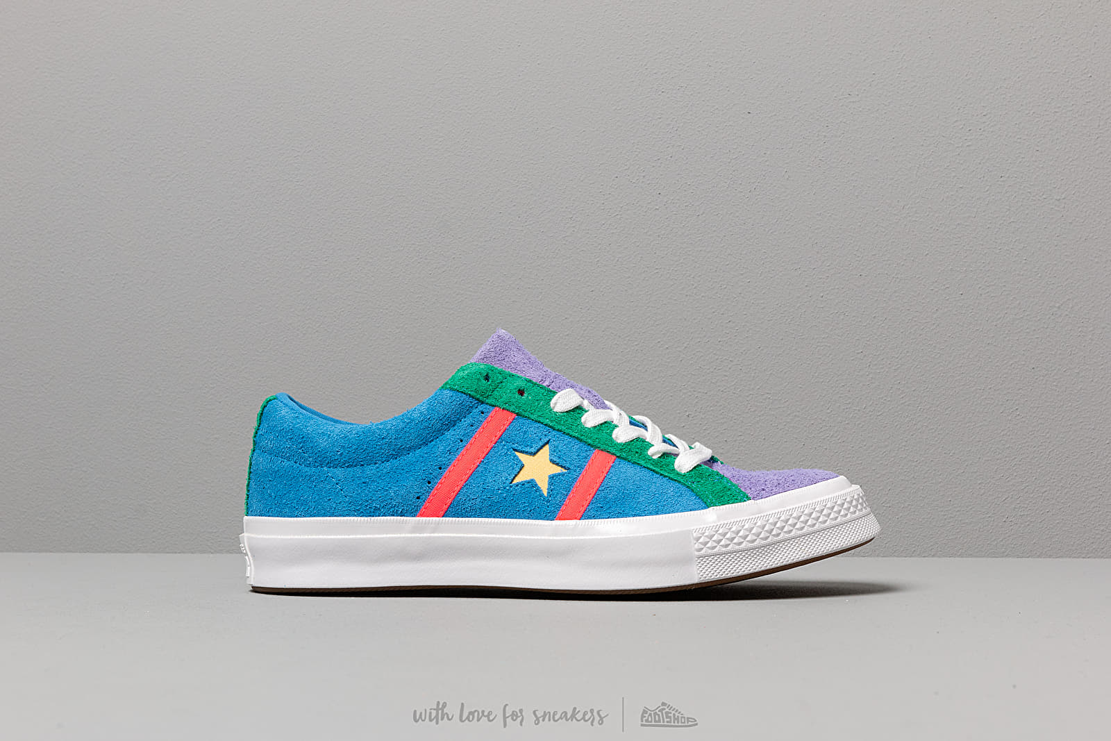 Men's shoes Converse One Star Academy Totally Blue/ Racer Pink/ White