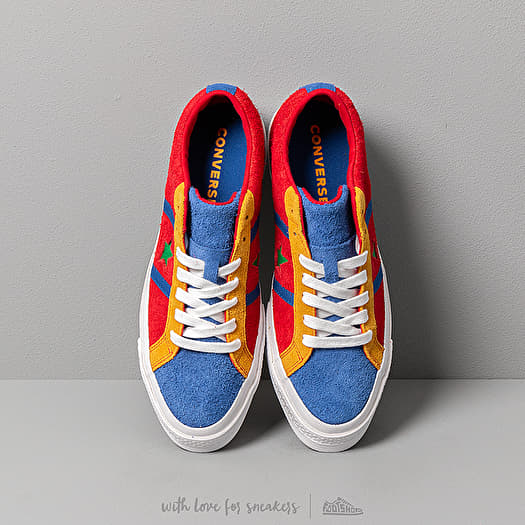 Men s shoes Converse One Star Academy Enamel Red Blue White Footshop