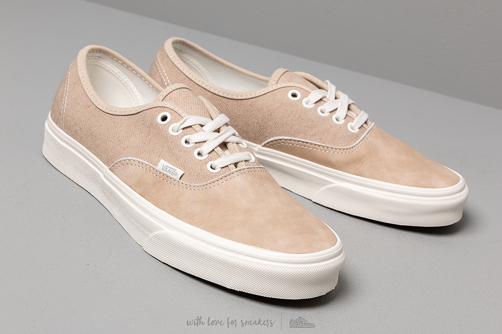 Men's shoes Vans Authentic (Washed Nubuck/ Canvas) Brown