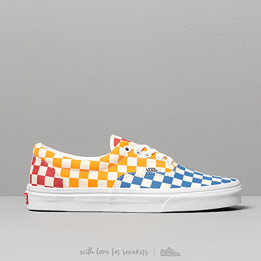 Vans era checkerboard multi true white store