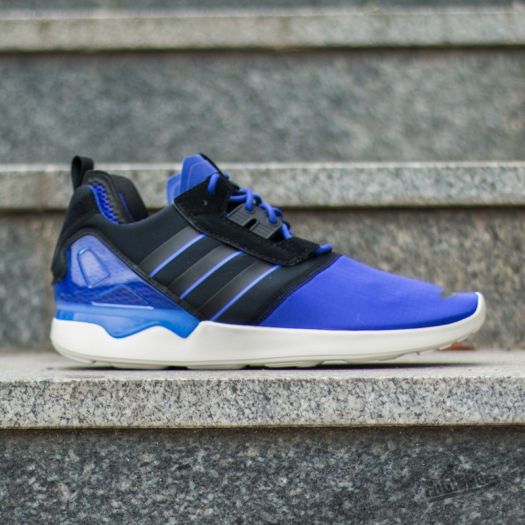 Mens adidas black and sale blue zx 8000 boost trainers