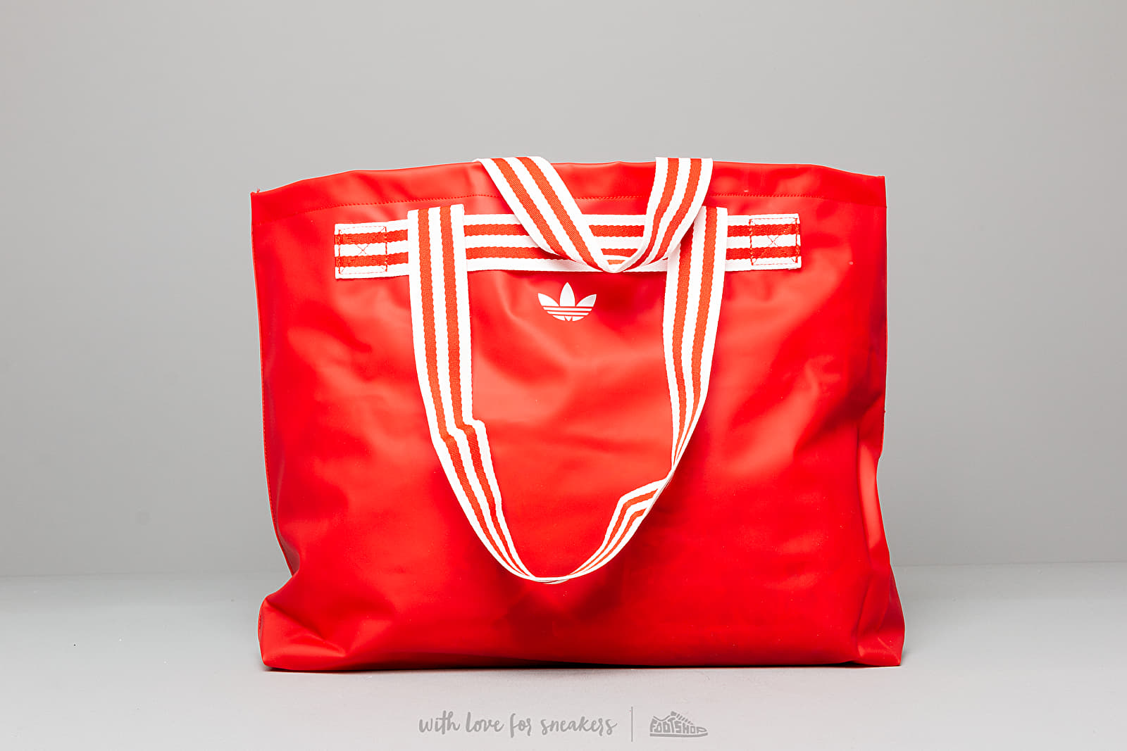 Borse a tracolla adidas by Fiorucci Stripe Tote Bag Red/ White