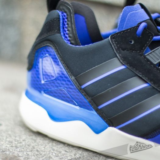 Mens adidas black and sale blue zx 8000 boost trainers