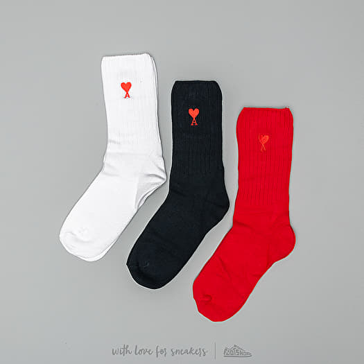 Șosete Alexandre Mattiussi Ami De Coeur Embroidery Sock Blue
