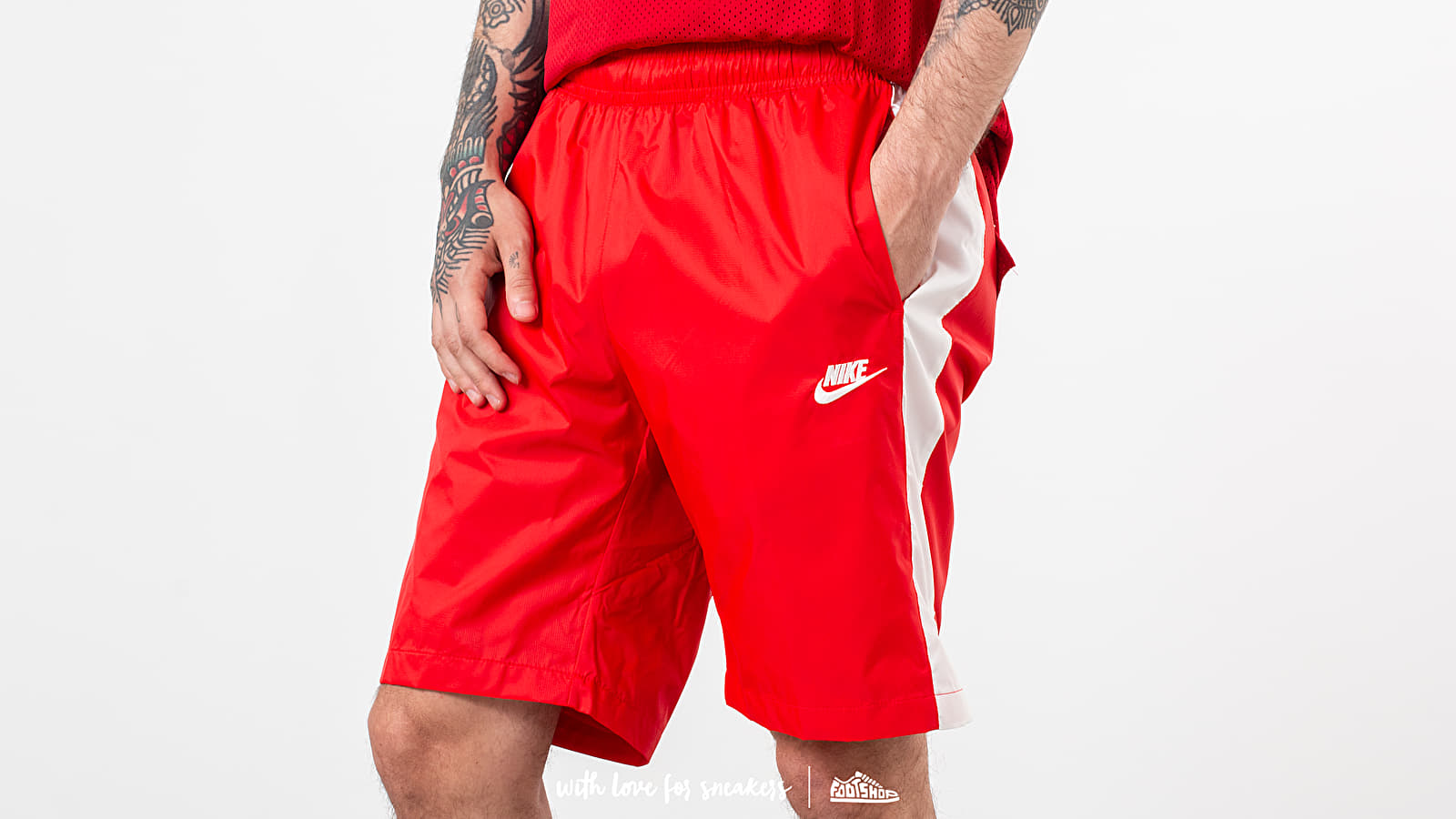 Shorts Nike Sportswear Core Woven Shorts Red/ White