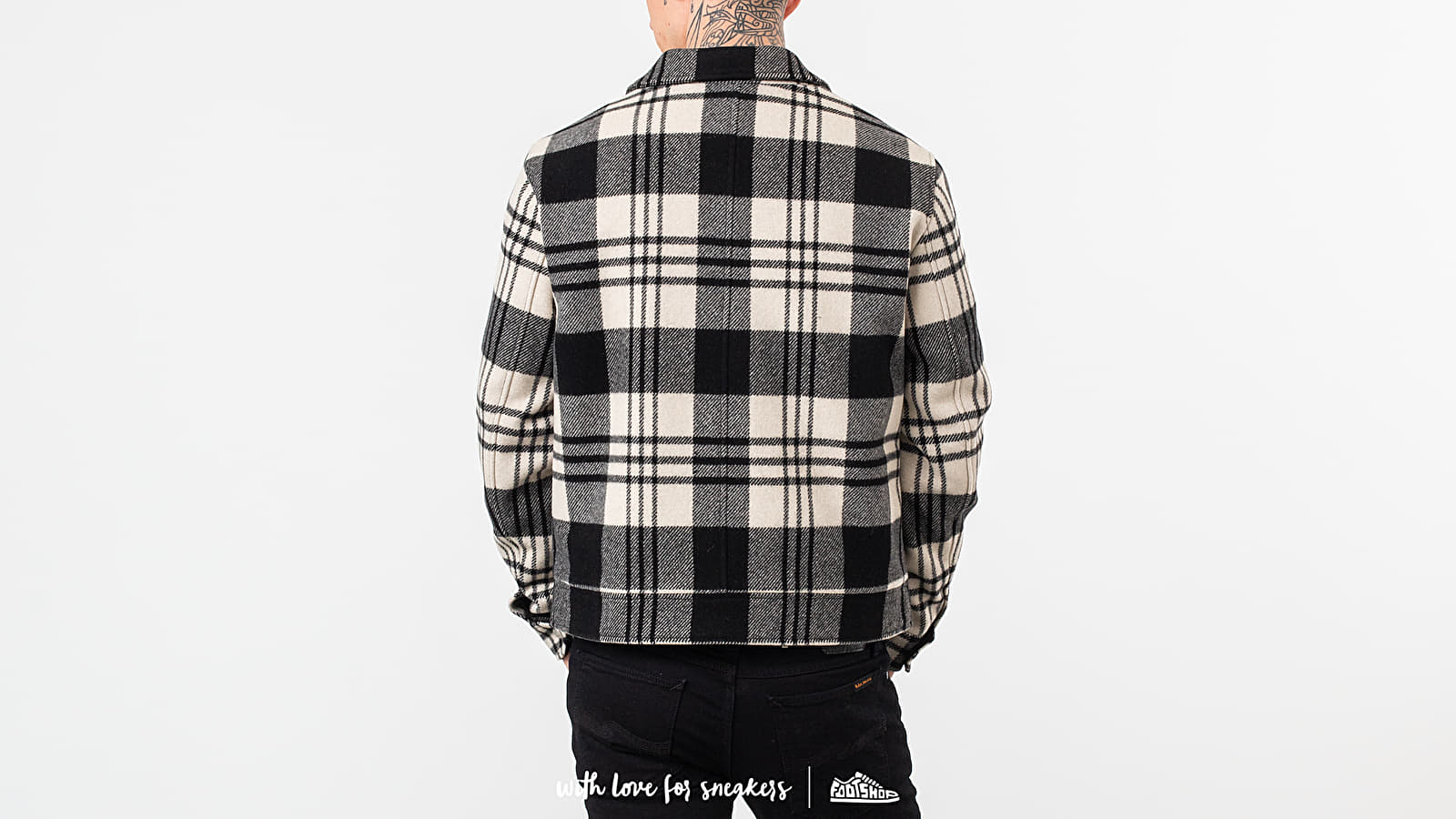 Bundy Alexandre Mattiussi Snap Buttoned Zipped Jacket White/ Black