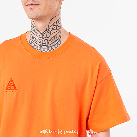 nike acg t shirt orange