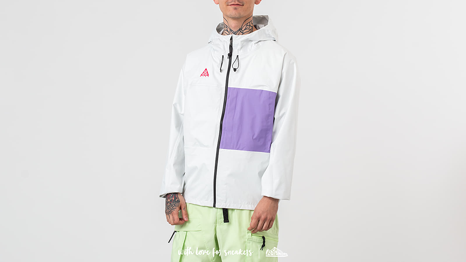 Giacche Nike NRG ACG 2.5L Packable Jacket Summit White/ Space Puprle