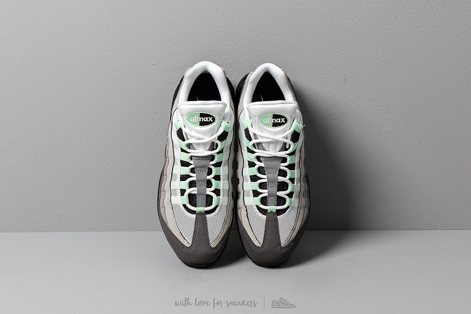 Scarpe uomo Nike Air Max 95 White/ Fresh Mint-Granite-Dust