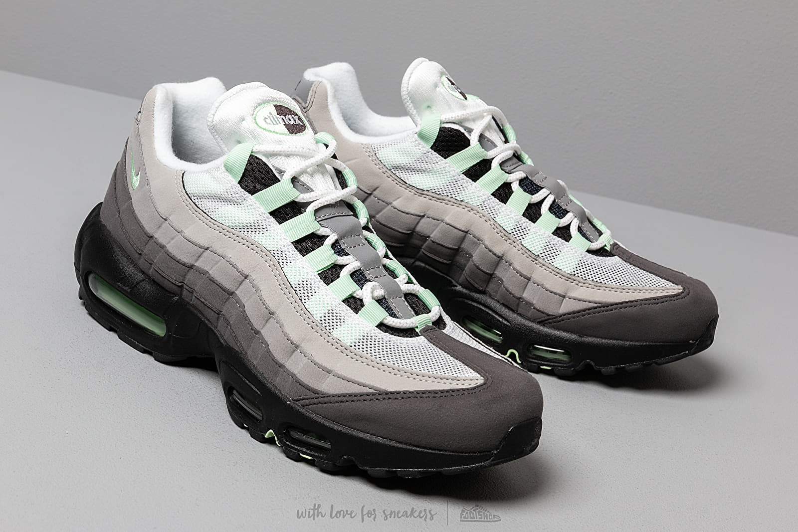 Men's shoes Nike Air Max 95 White/ Fresh Mint-Granite-Dust | Footshop