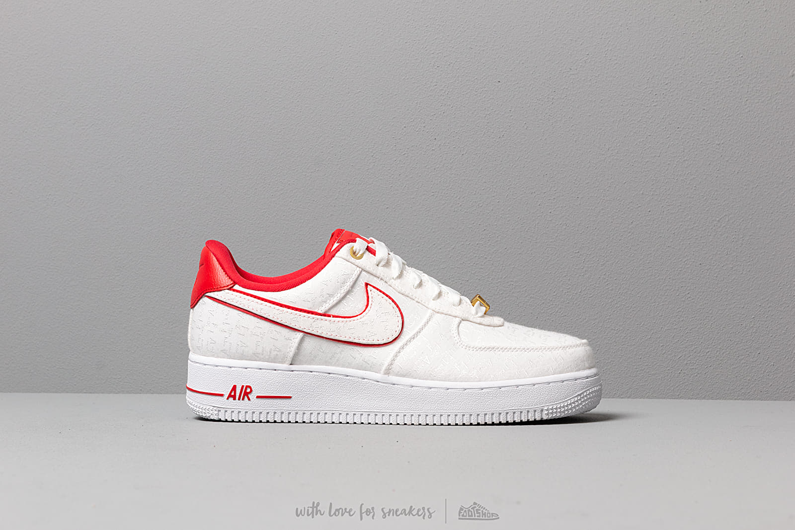 Women s shoes Nike Wmns Air Force 1 07 Lx White University Red White White Footshop