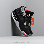 Jordan 4 fire red 2025 white black cement grey