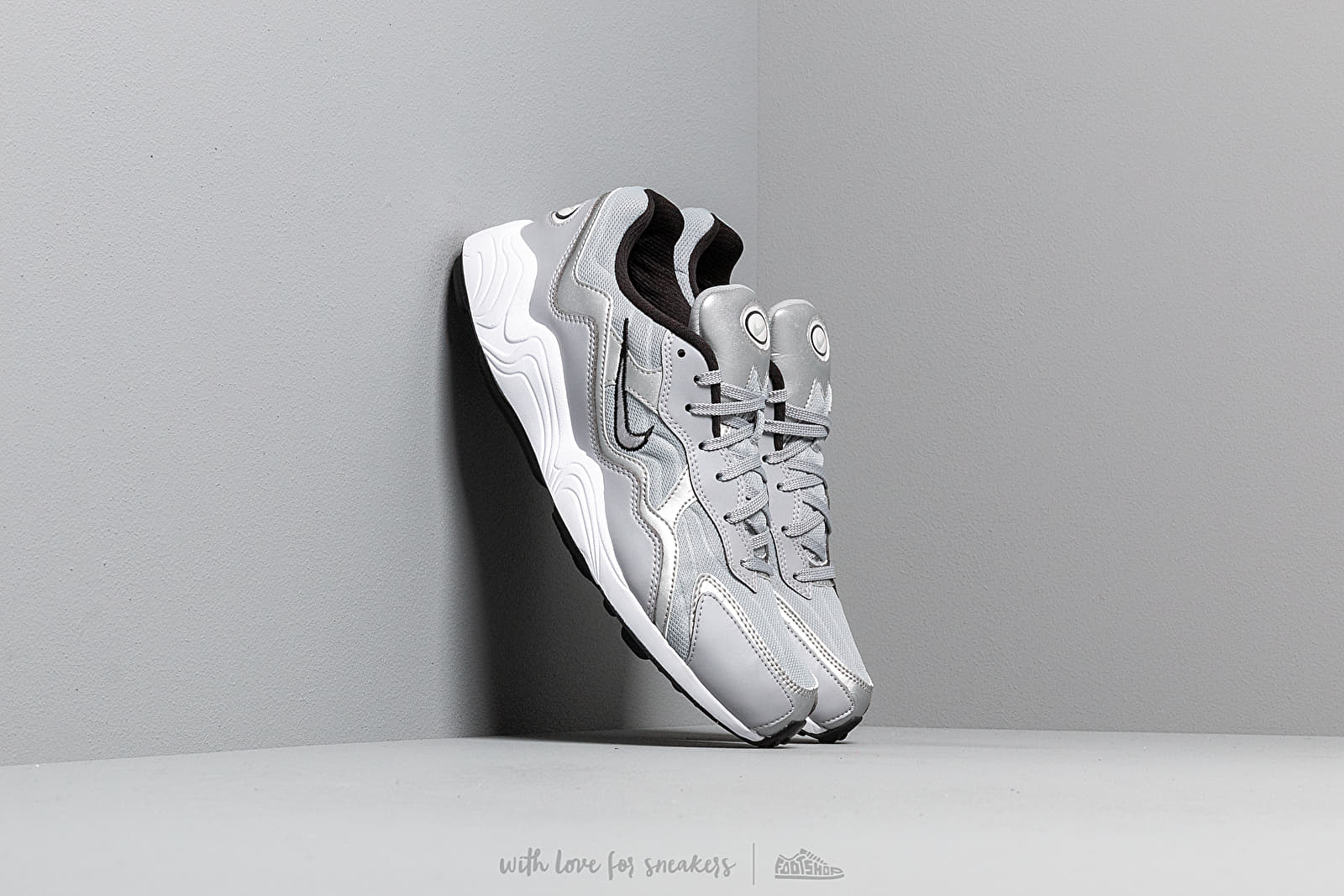 Pánske tenisky a topánky Nike Air Zoom Alpha Wolf Grey/ Wolf Grey-Metallic Silver