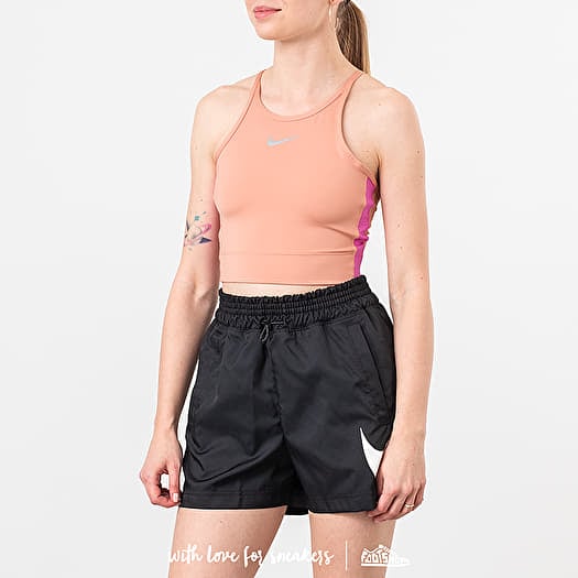 Nike rose gold crop top shop