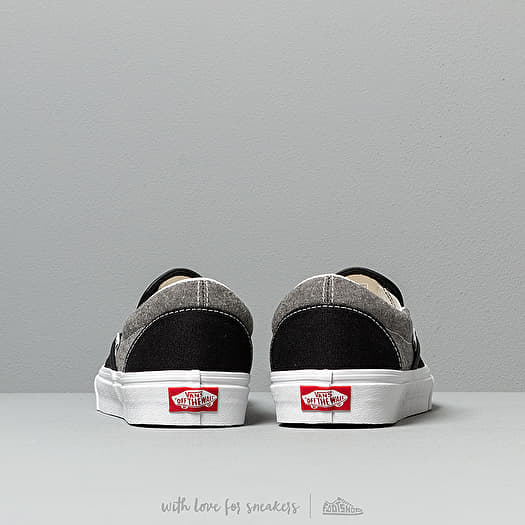 Vans slip on chambray black on sale