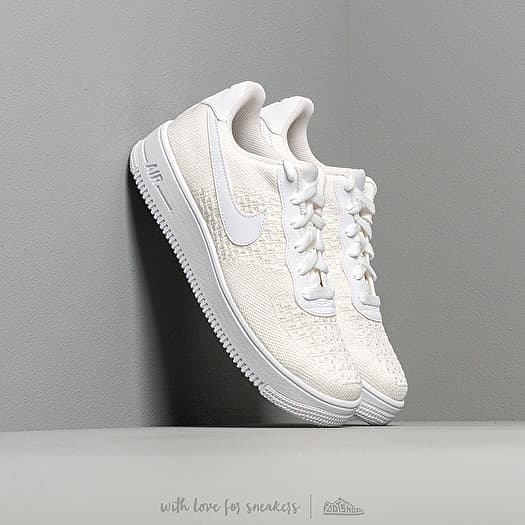 Chaussures et baskets enfants Nike Air Force 1 Flyknit 2.0 (GS) White/  White-White | Footshop