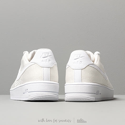 Sneaker und Schuhe fur Kinder Nike Air Force 1 Flyknit 2.0 GS White White White Footshop