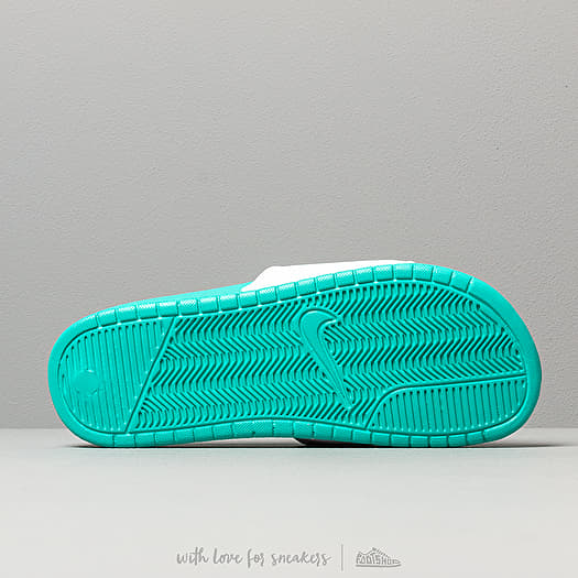 Men s shoes Nike Benassi Jdi Hyper Jade Black White Footshop