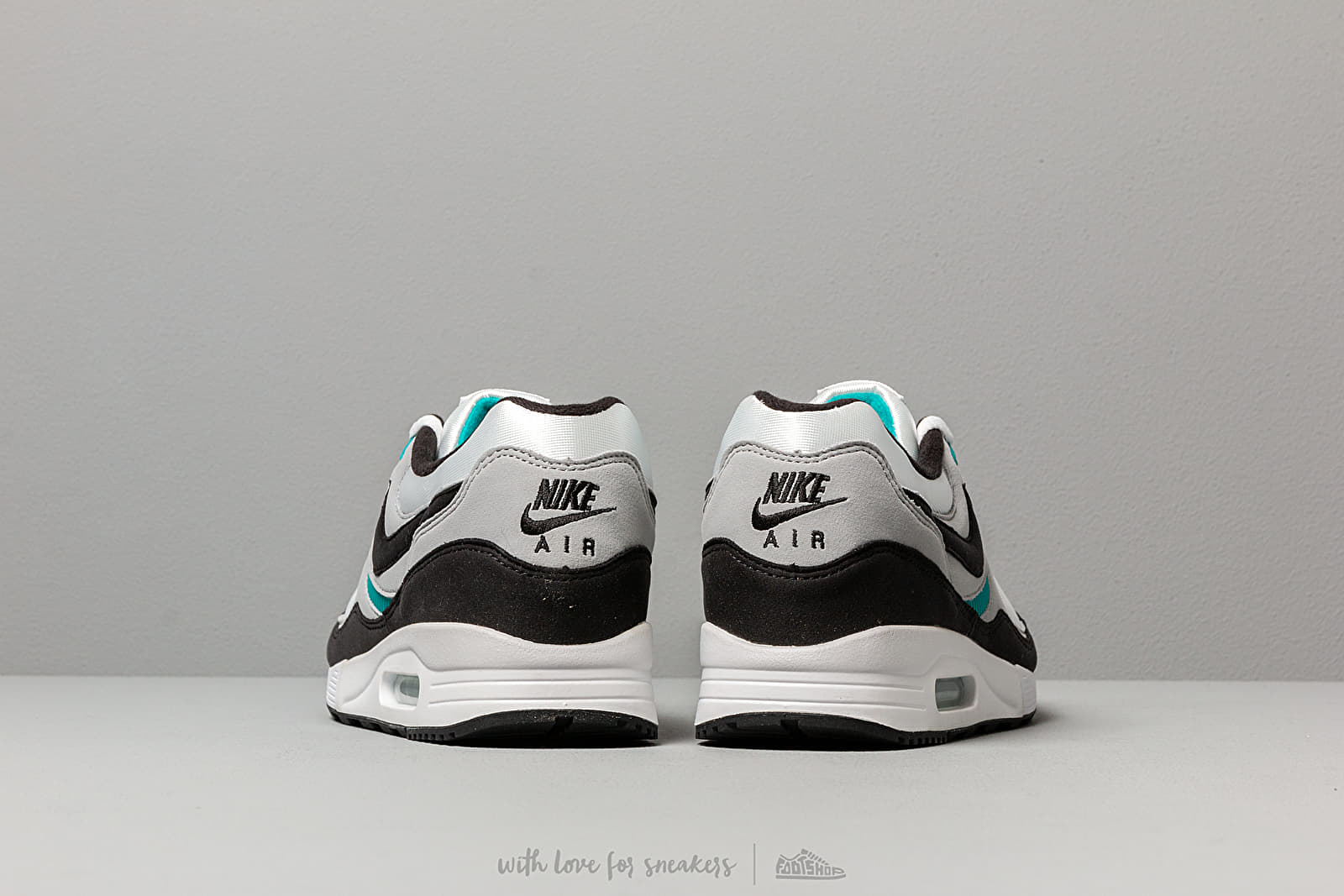 Scarpe uomo Nike Air Max Light White/ Black-Wolf Grey-Spirit Teal