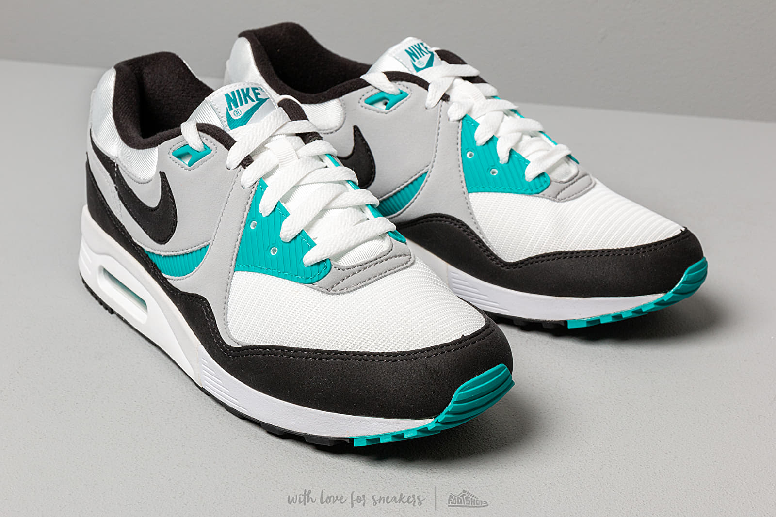 Scarpe uomo Nike Air Max Light White/ Black-Wolf Grey-Spirit Teal